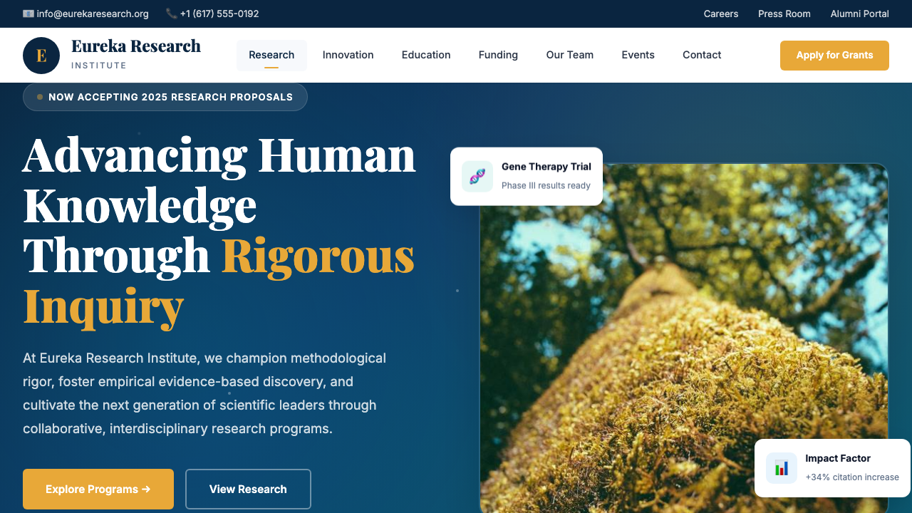 View Science page