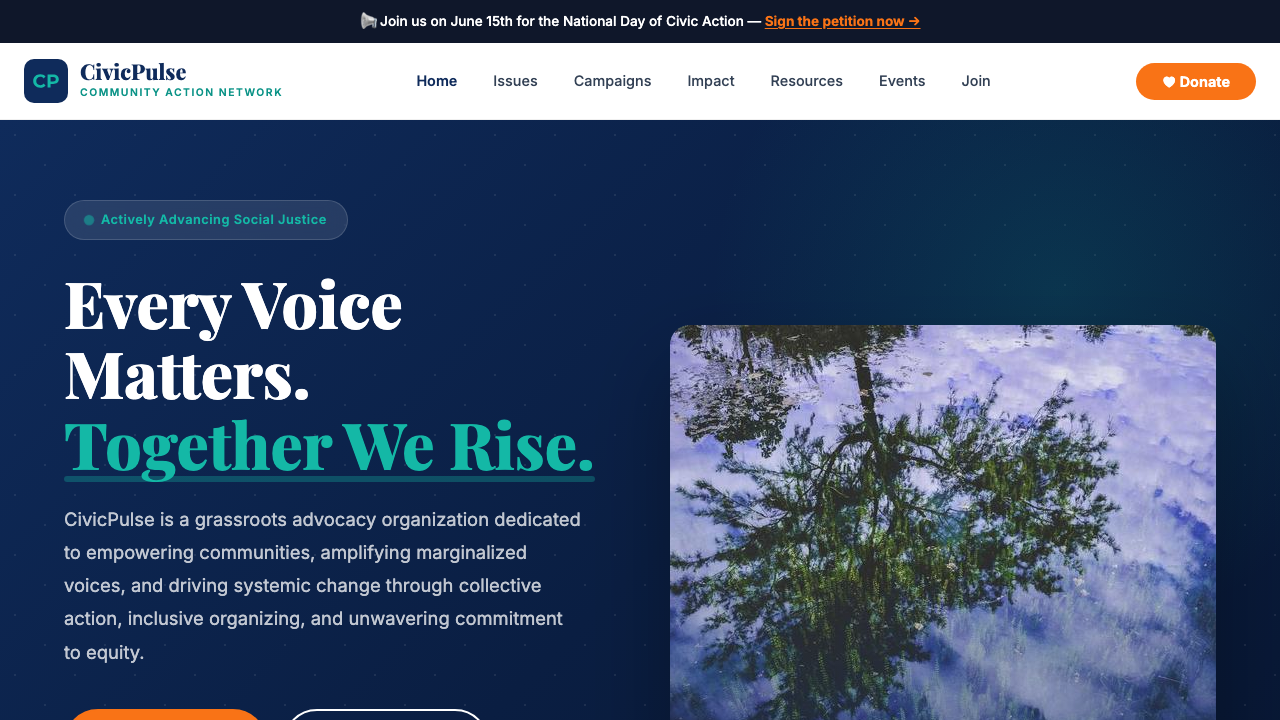 View Society page