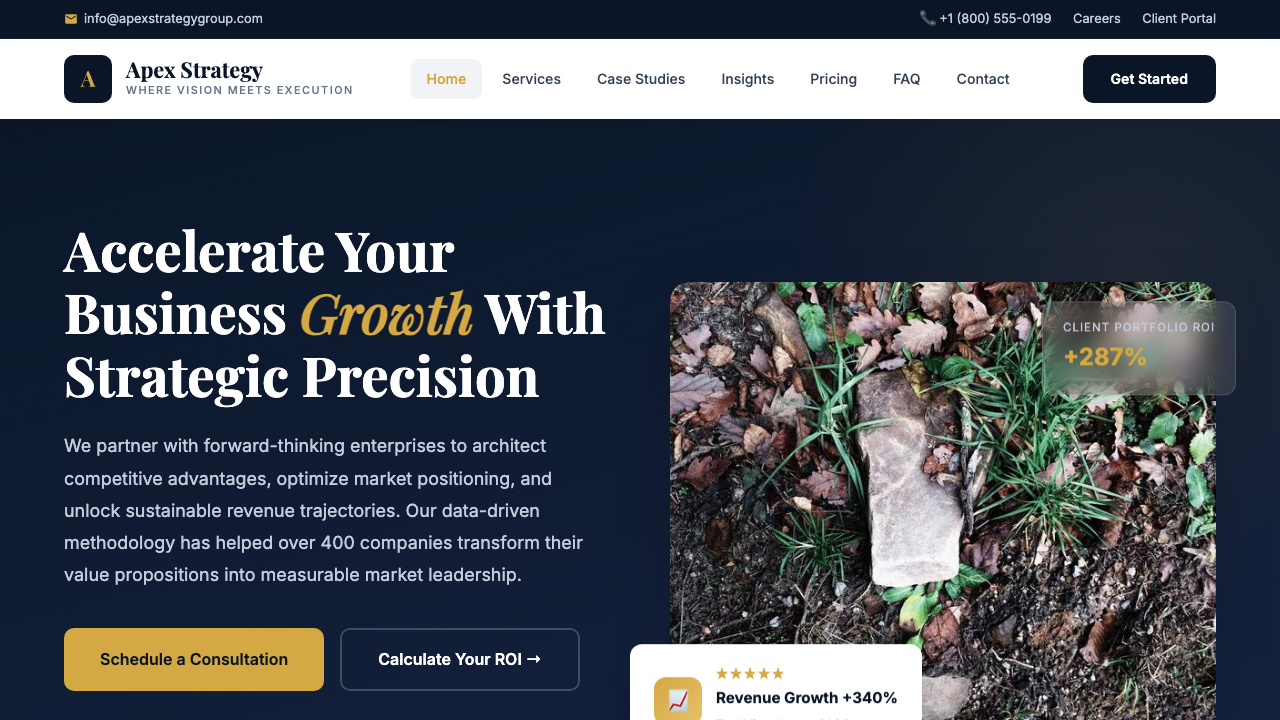 View Business page