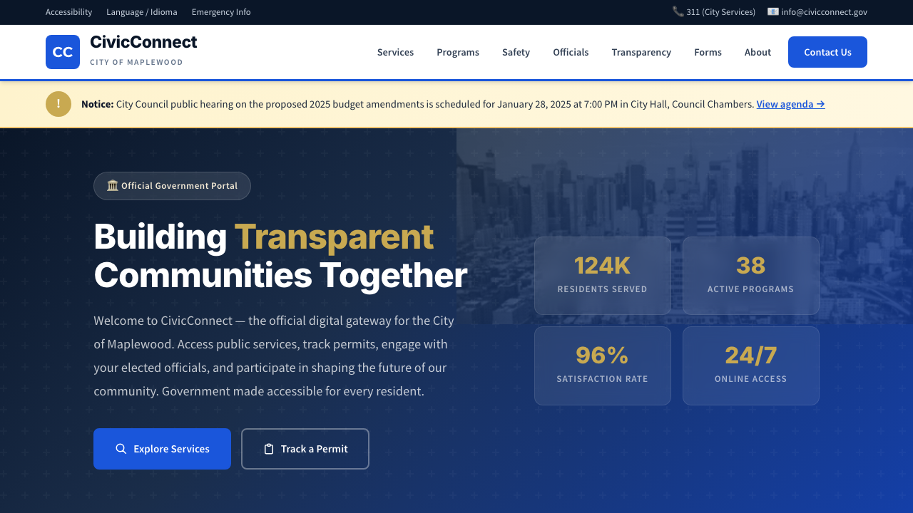 View Government page
