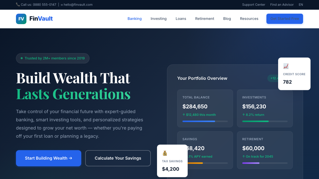 View Personal Finance page