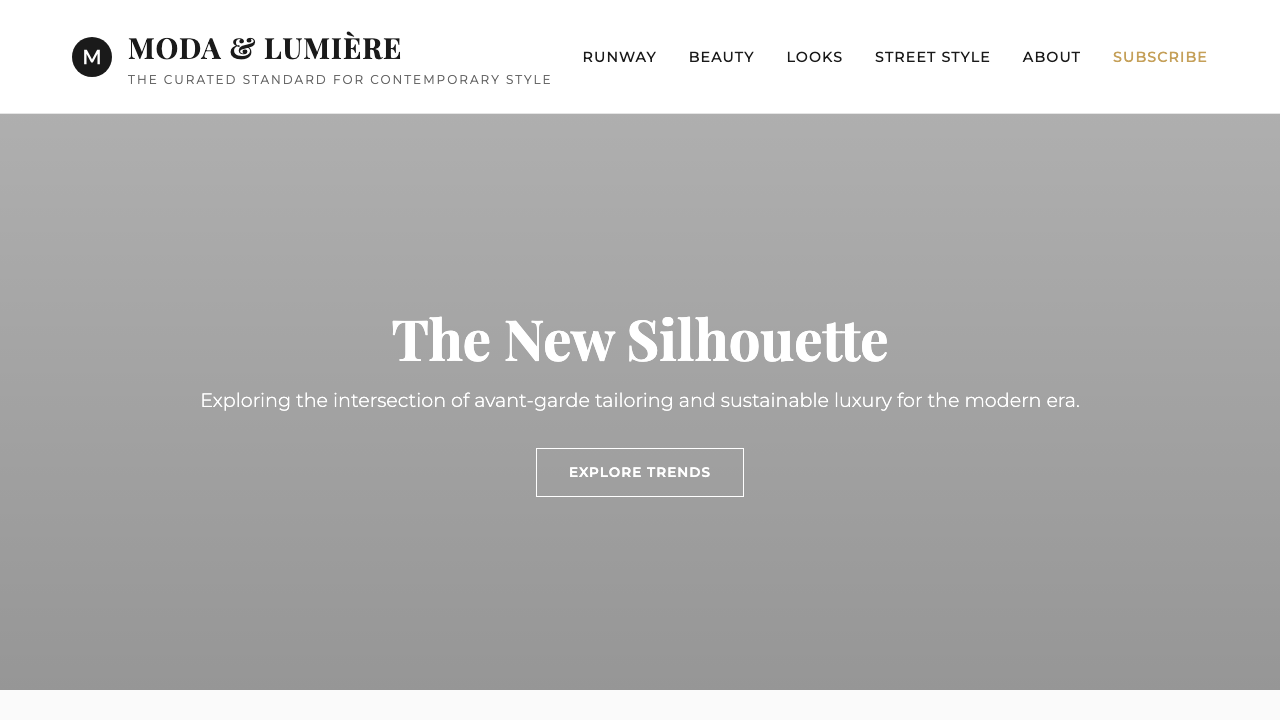 View Style and Fashion page