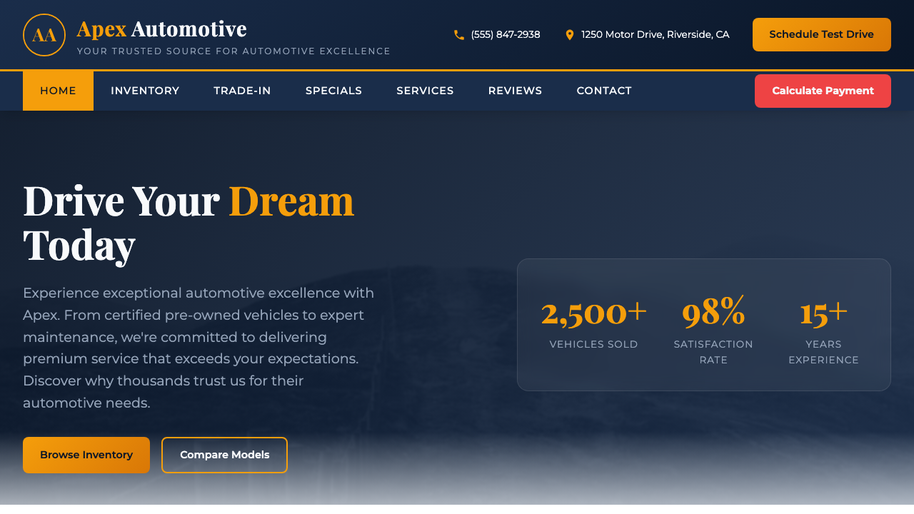 View Automotive page