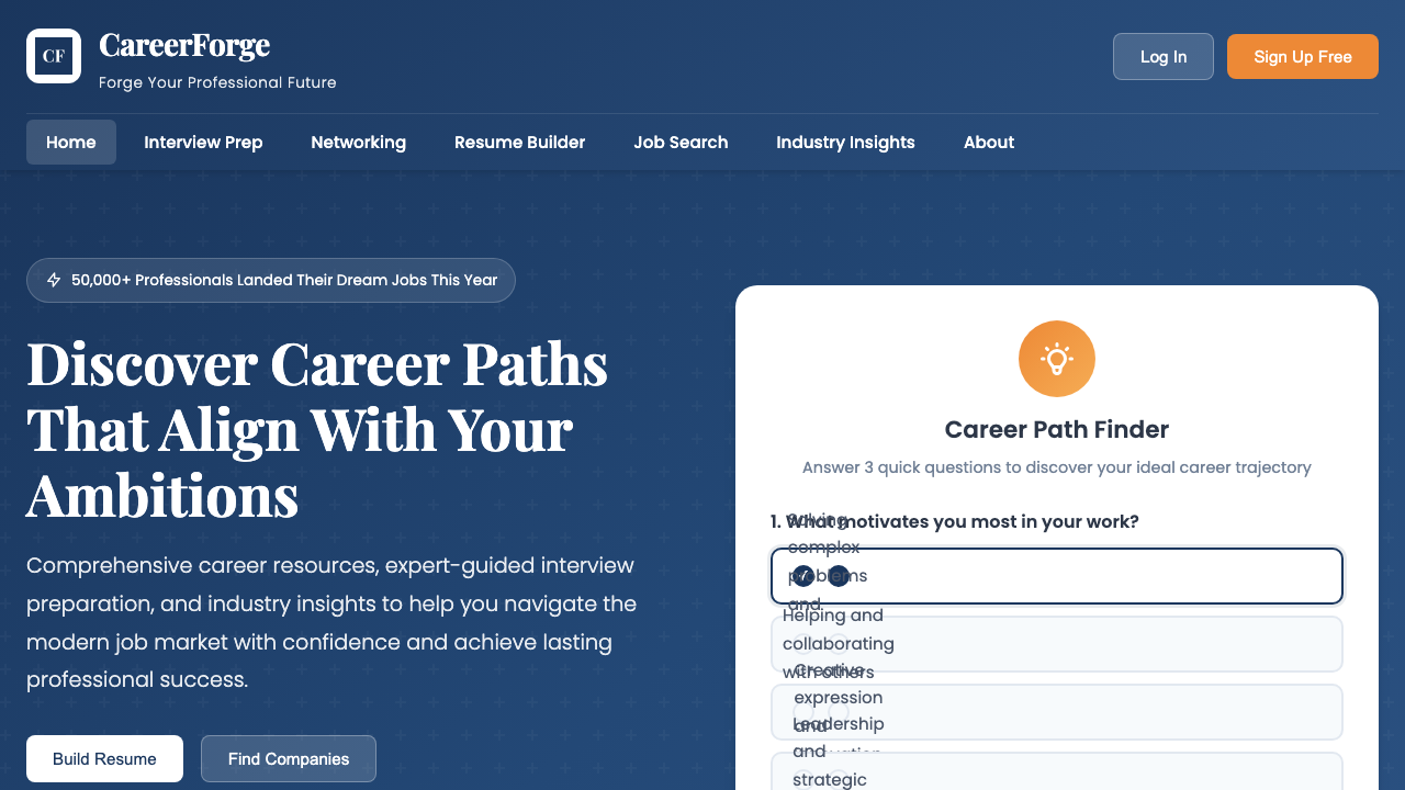 View Careers page