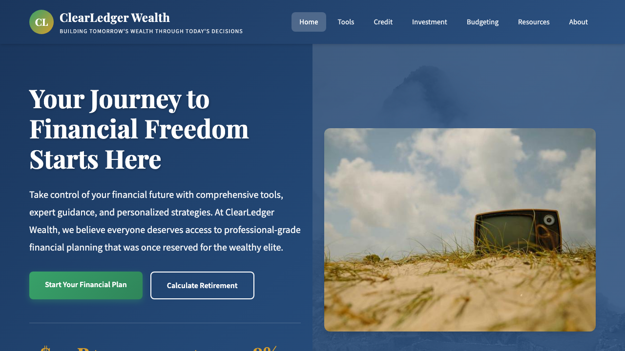 View Personal Finance page