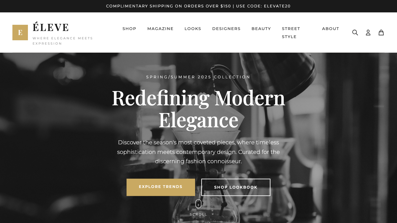 View Style and Fashion page