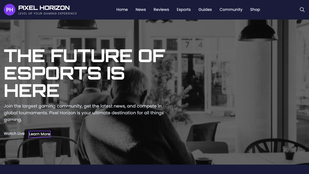 View Gaming page
