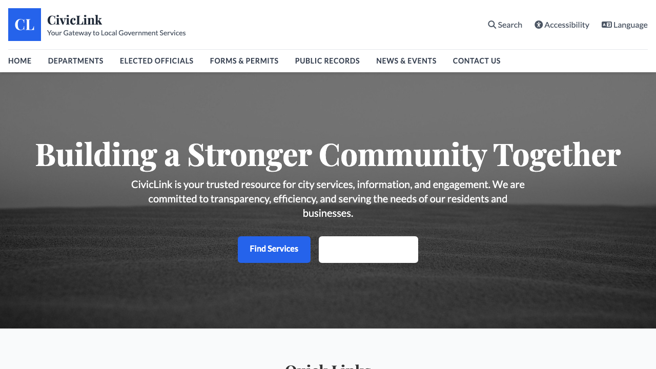 View Government page