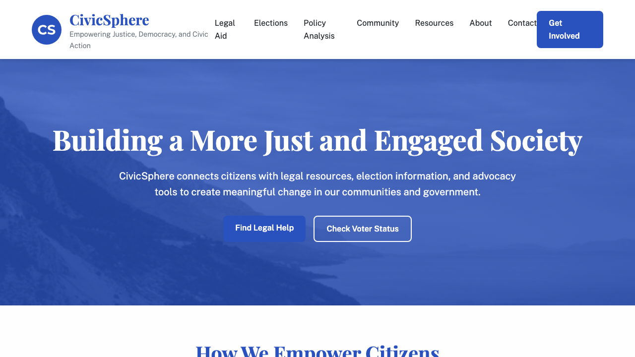 View Law Government and Politics page