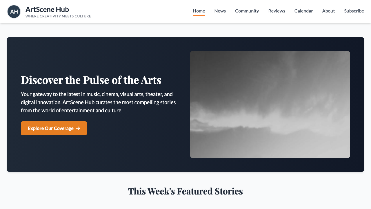 View Arts and Entertainment page