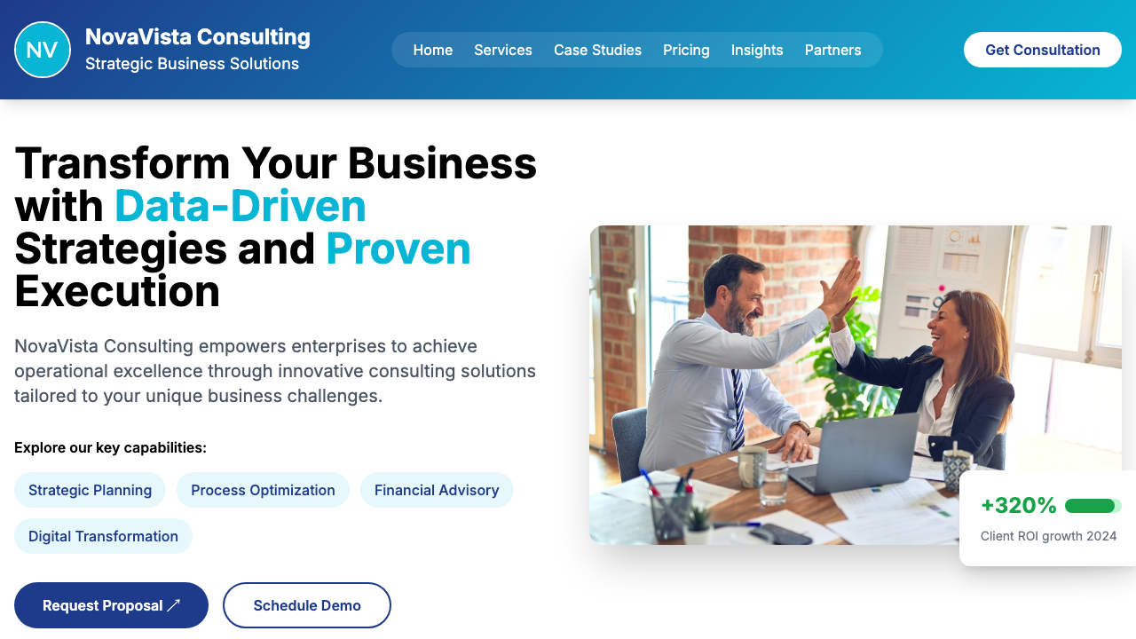 View Business page