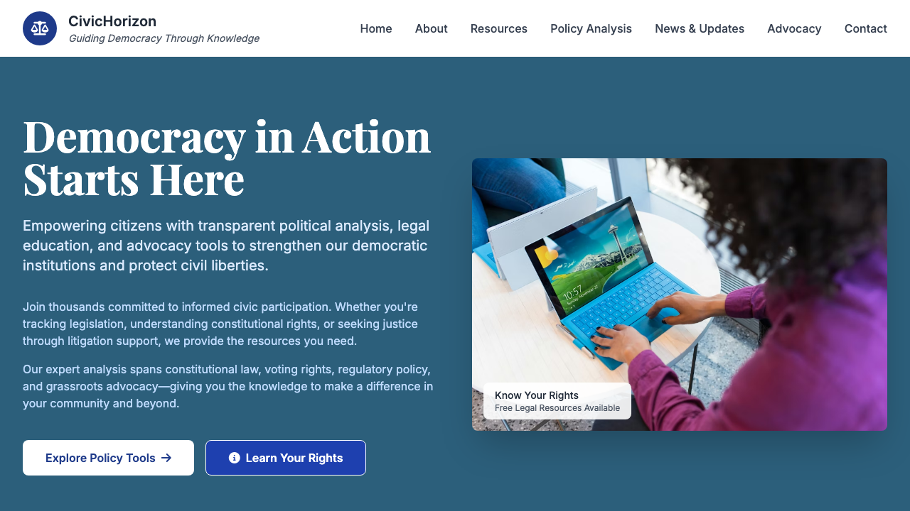 View Law Government and Politics page