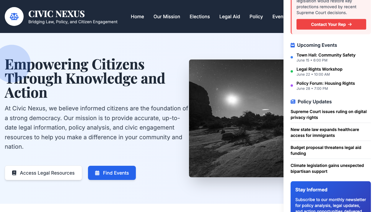 View Law Government and Politics page