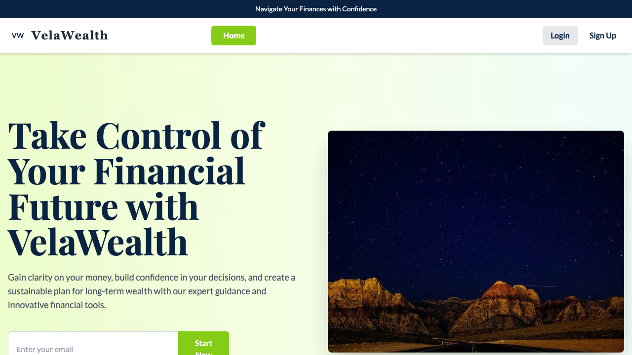 View Personal Finance page