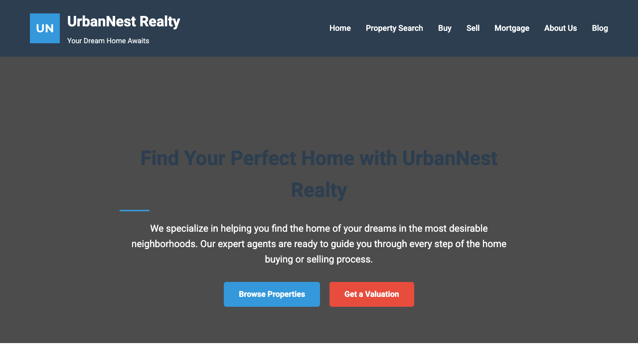 View Real Estate page
