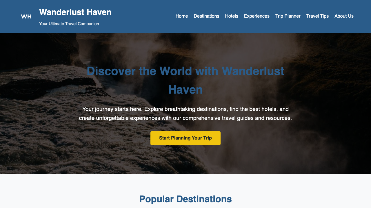 View Travel page