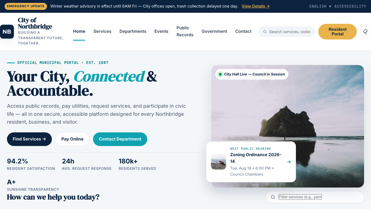 View Government page