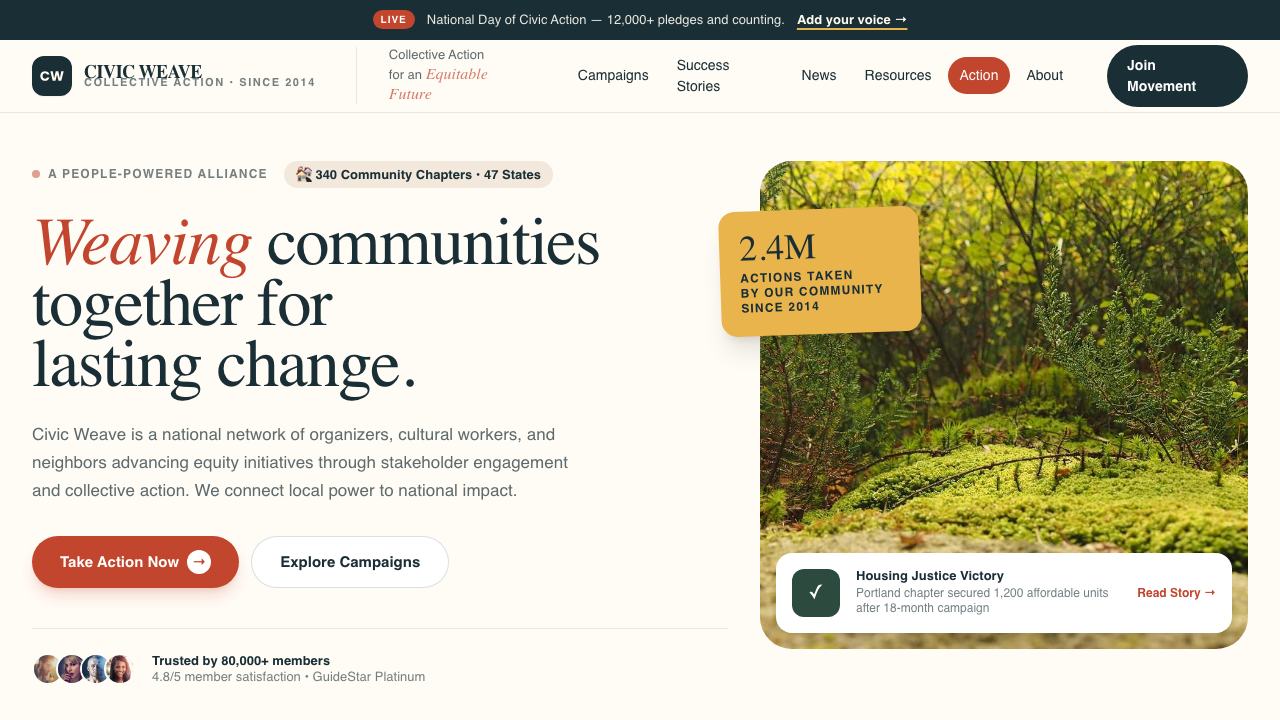 View Society page