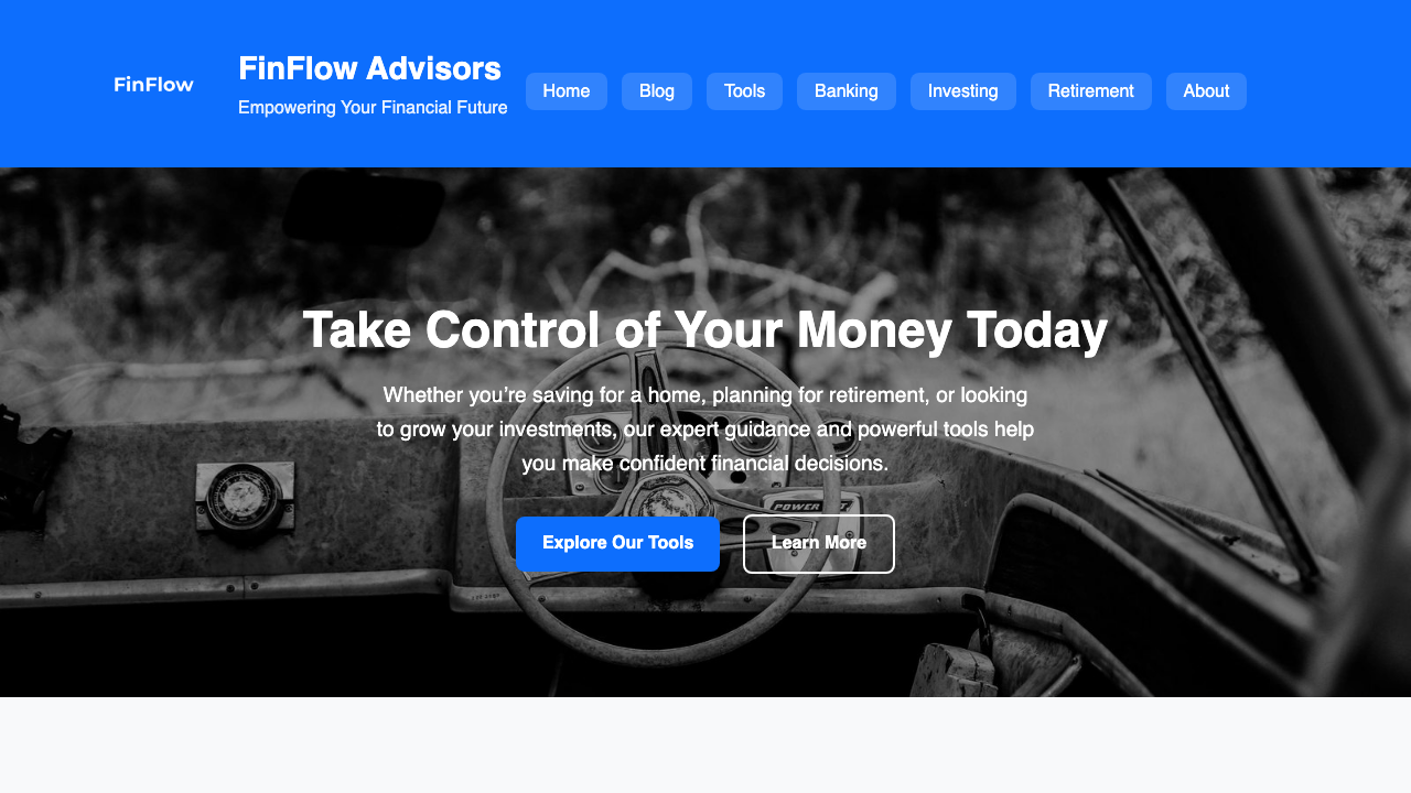 View Personal Finance page