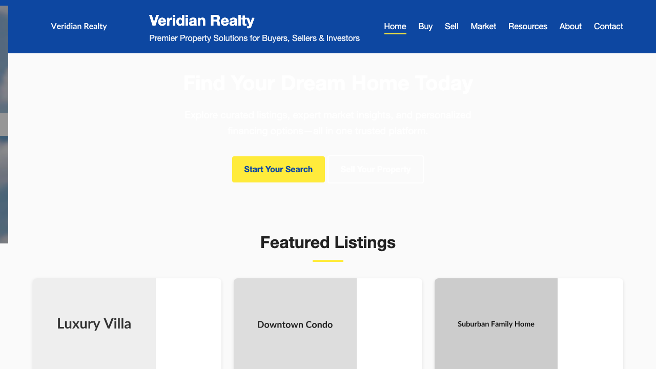 View Real Estate page