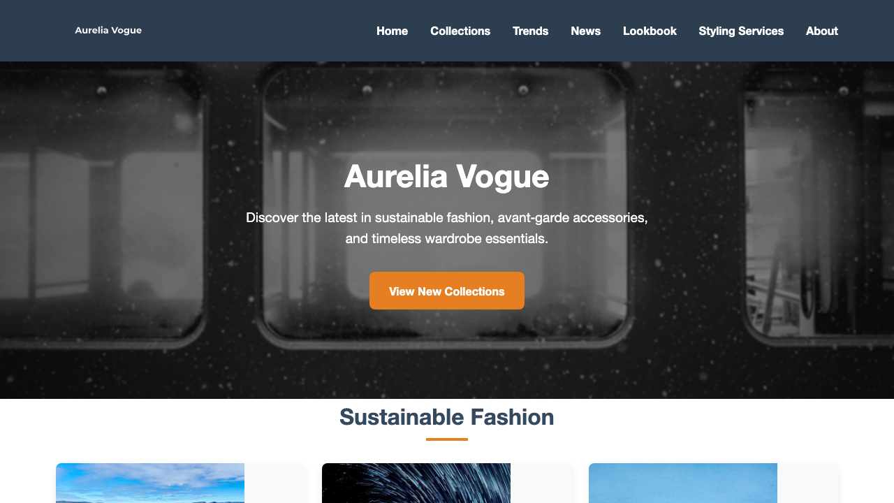 View Style and Fashion page