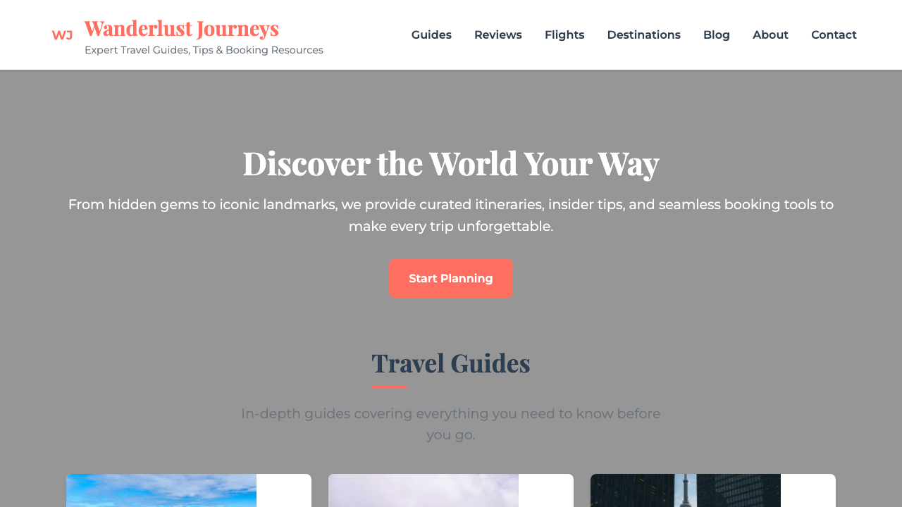 View Travel page