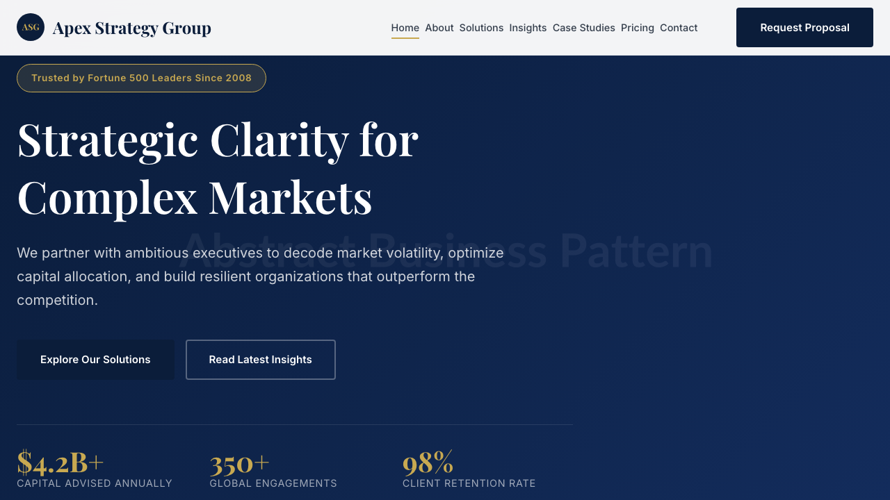 View Business page