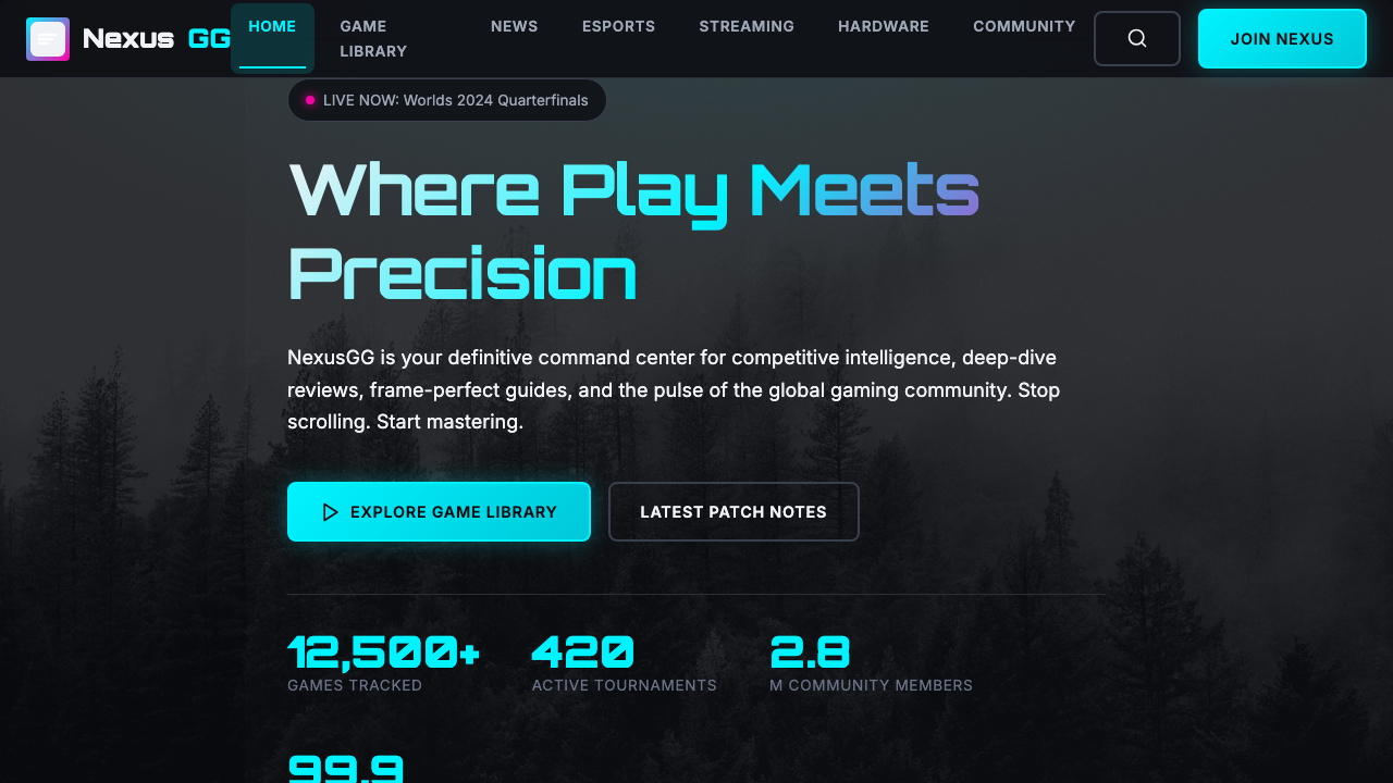 View Gaming page