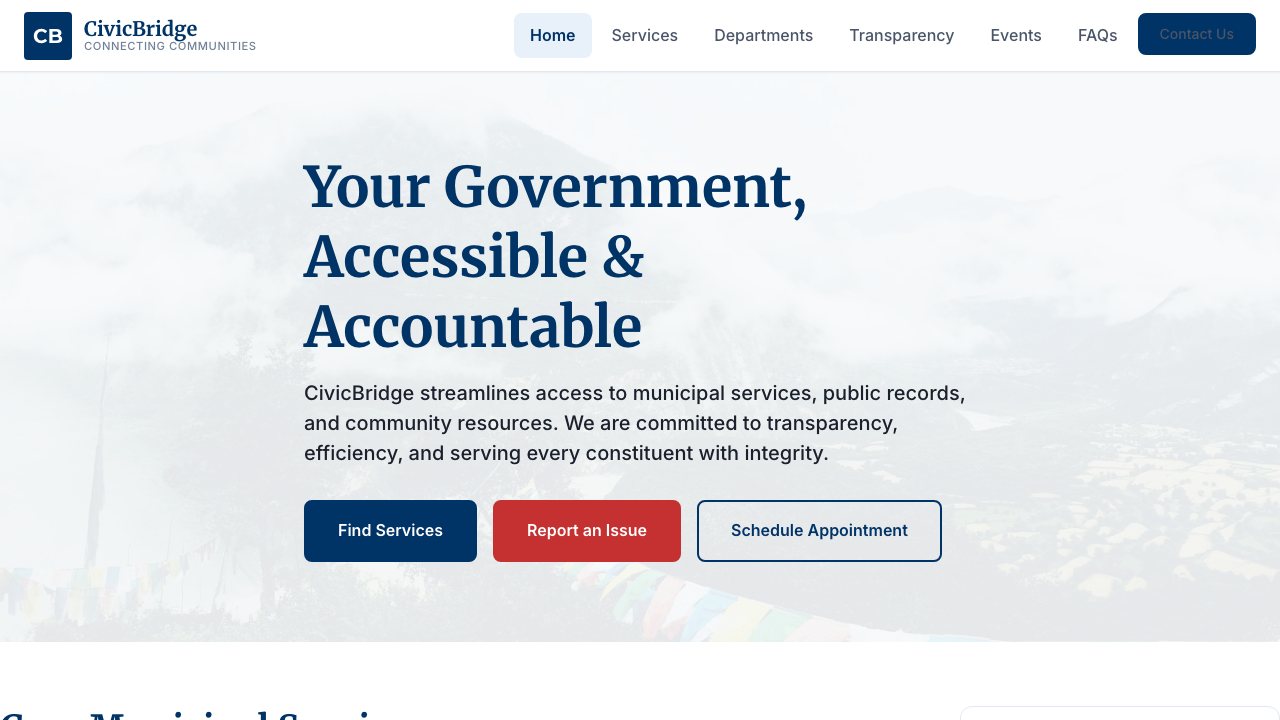 View Government page