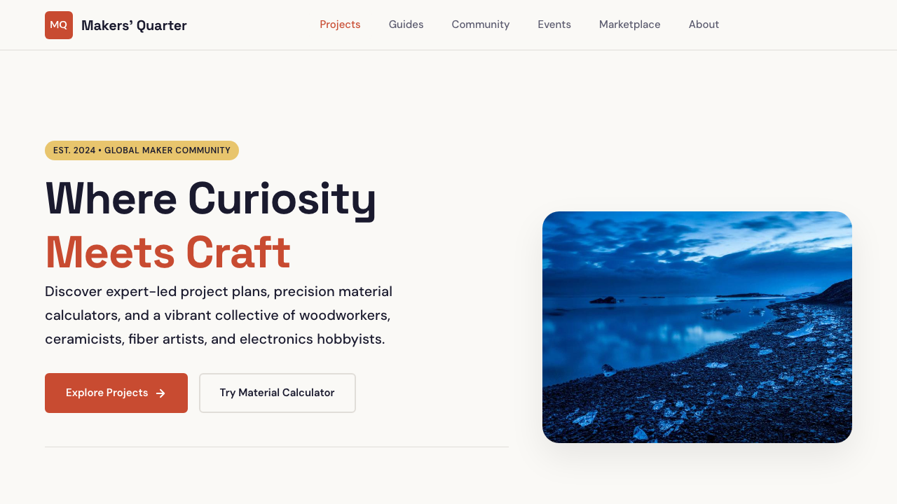 View Hobbies and Interests page