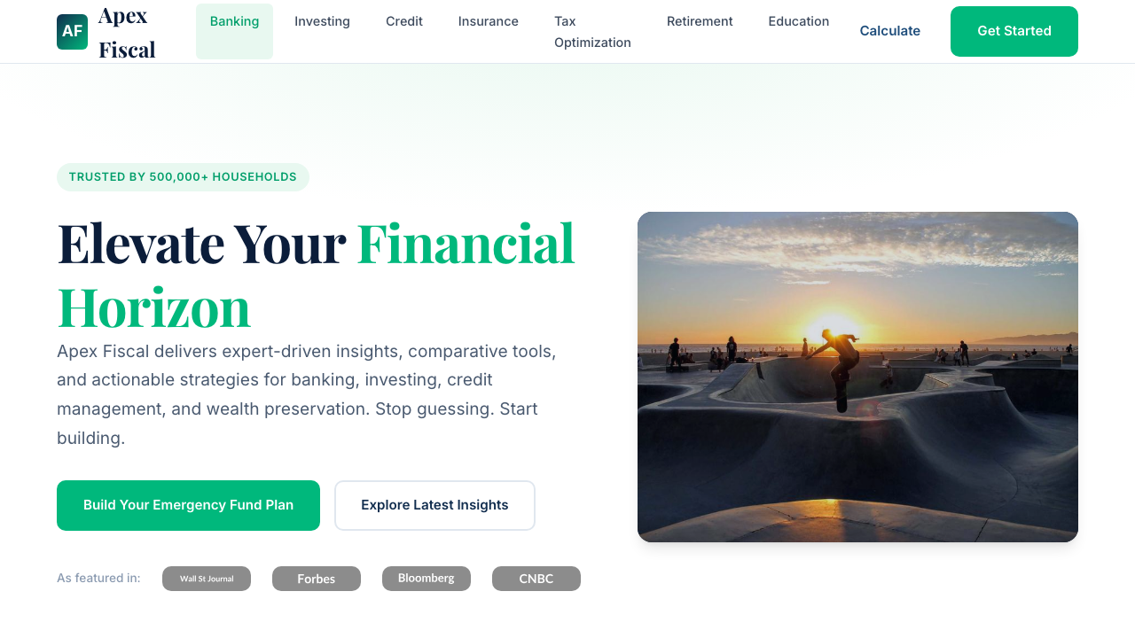 View Personal Finance page