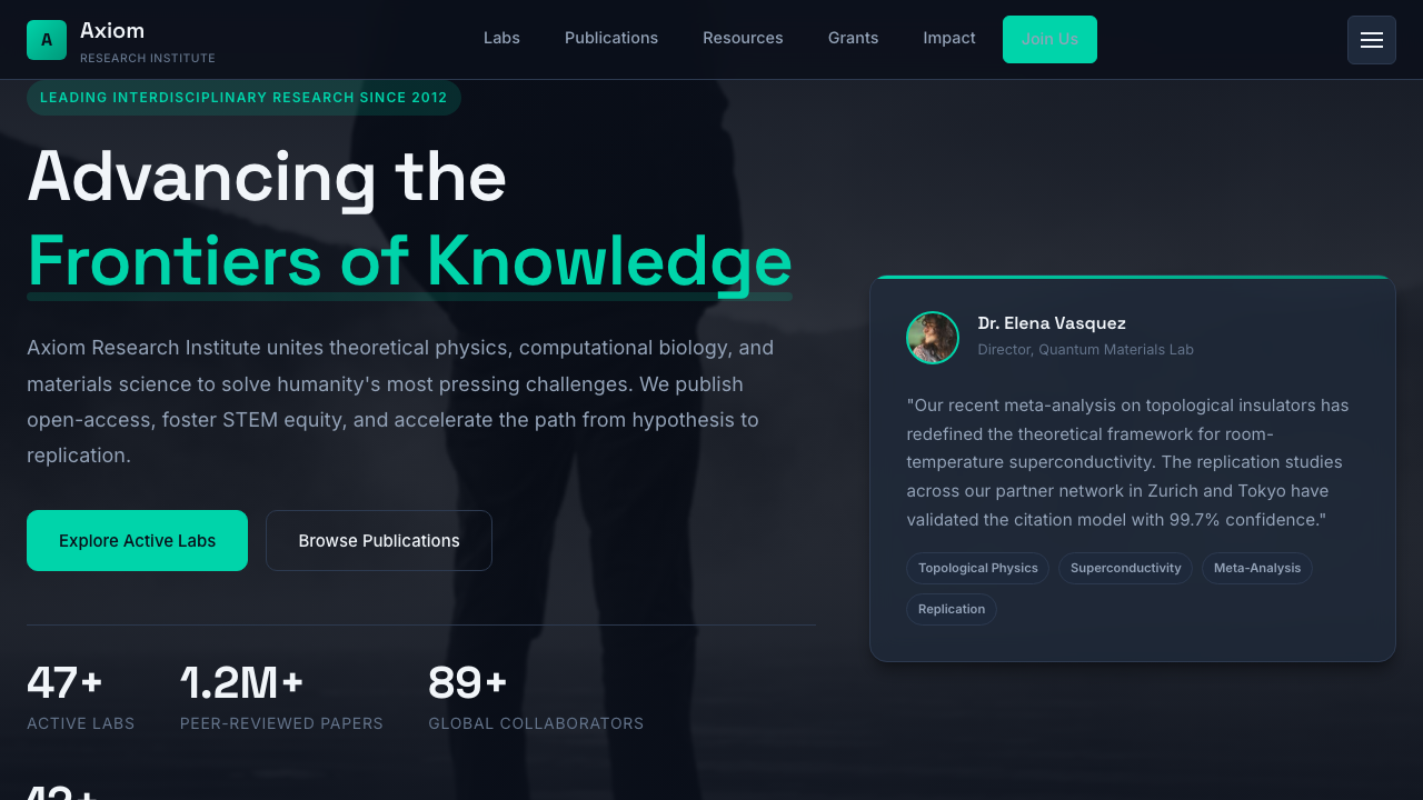 View Science page