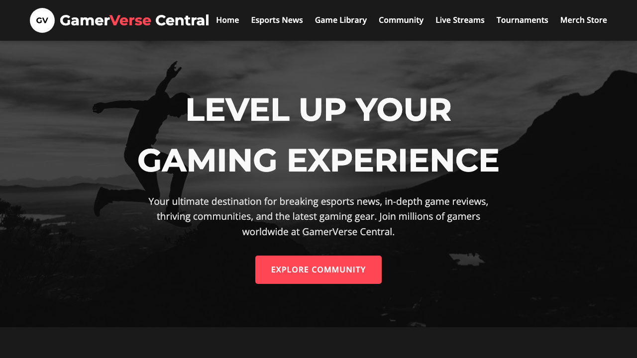 View Gaming page