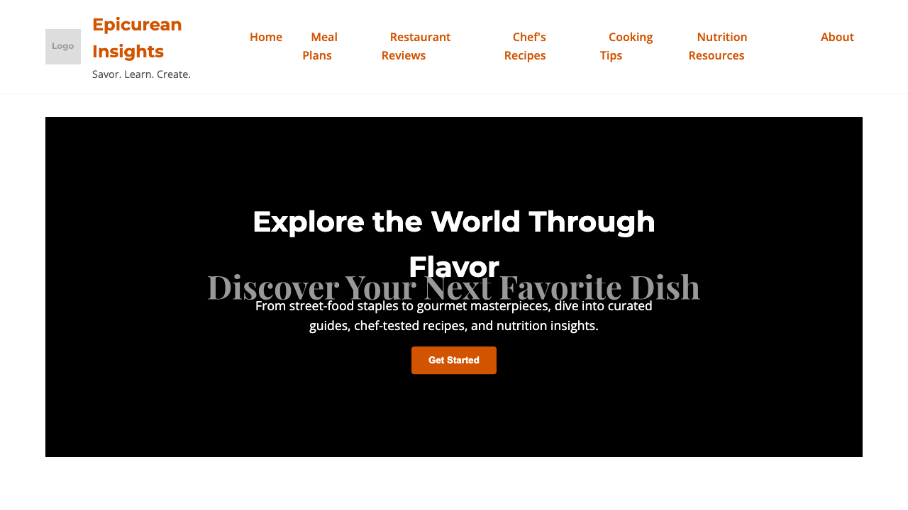 View Food and Drink page