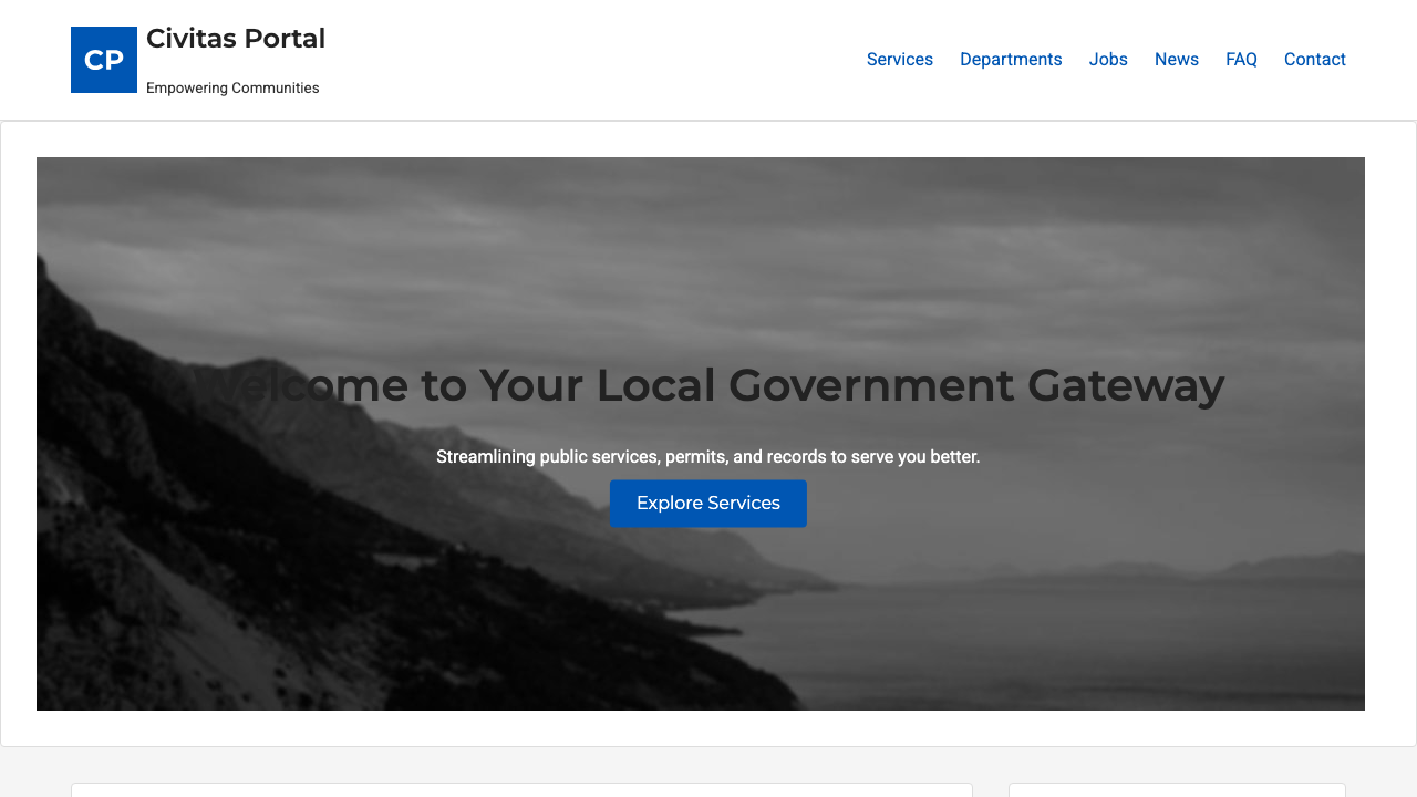 View Government page