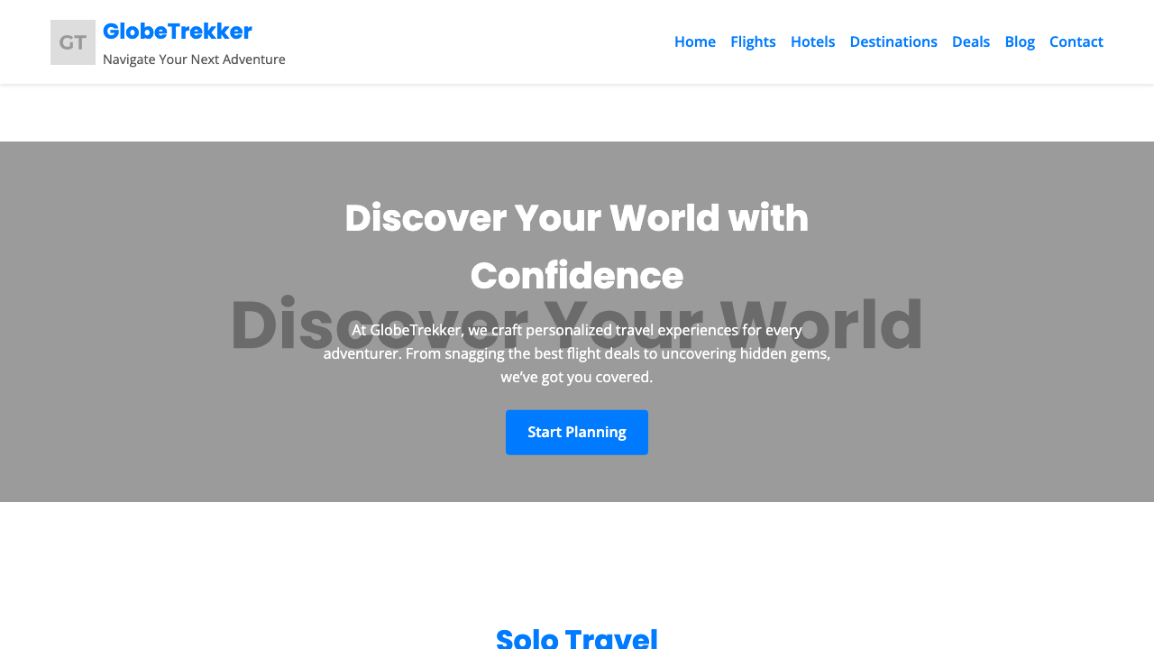 View Travel page