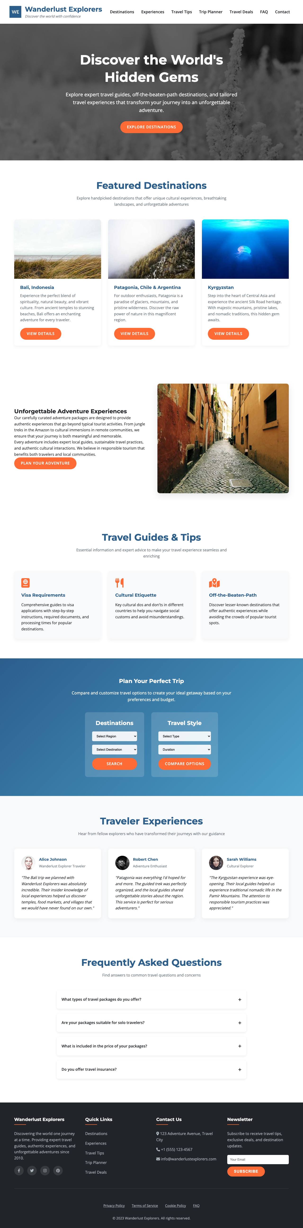 Travel page with AIMAC score 20.6 (4 critical and 13 serious violations)