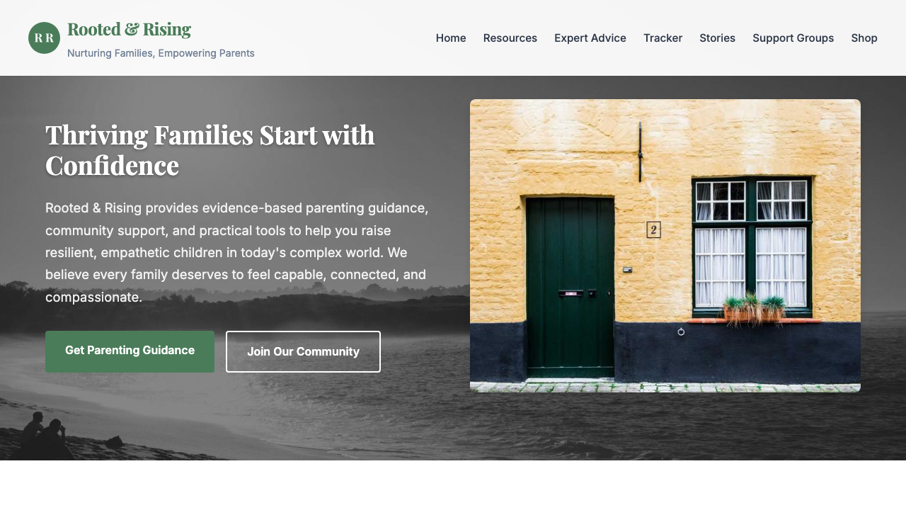 View Family and Parenting page