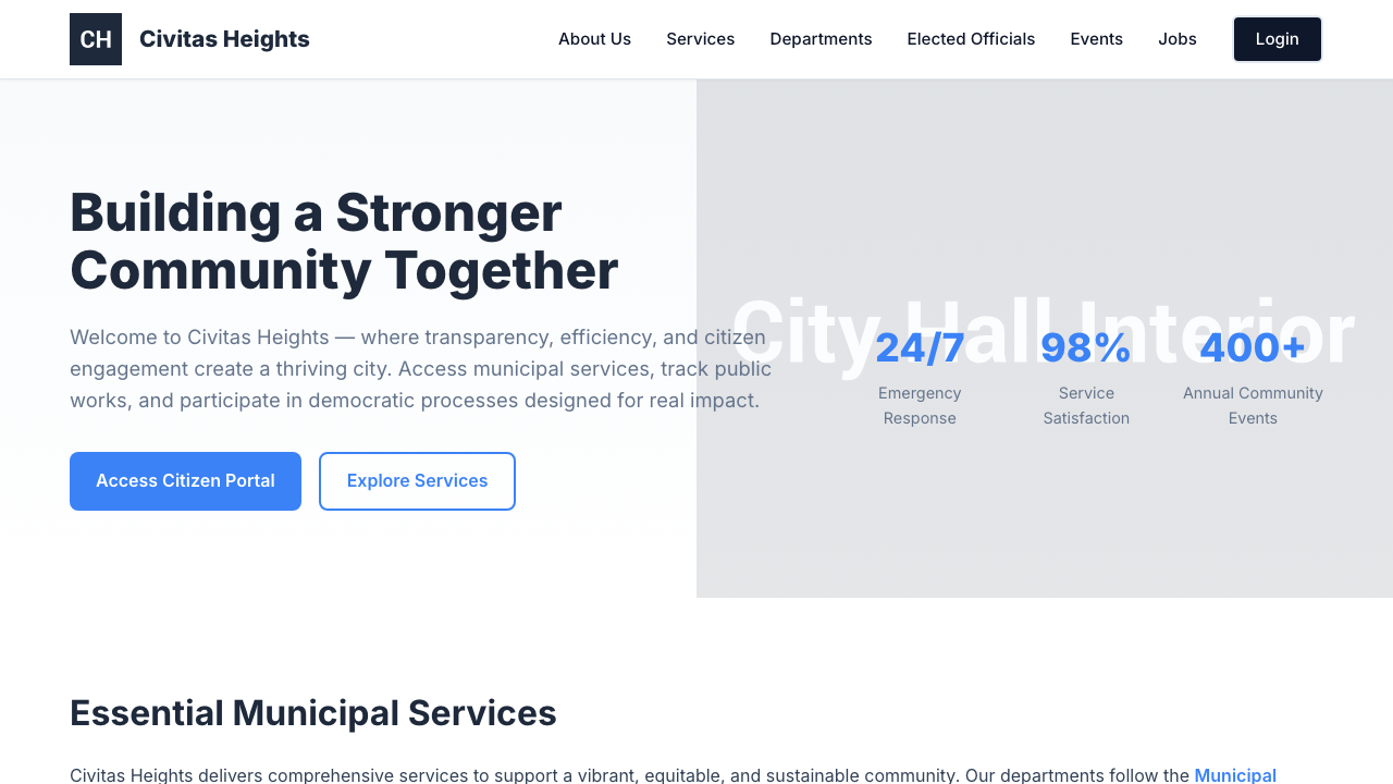 View Government page