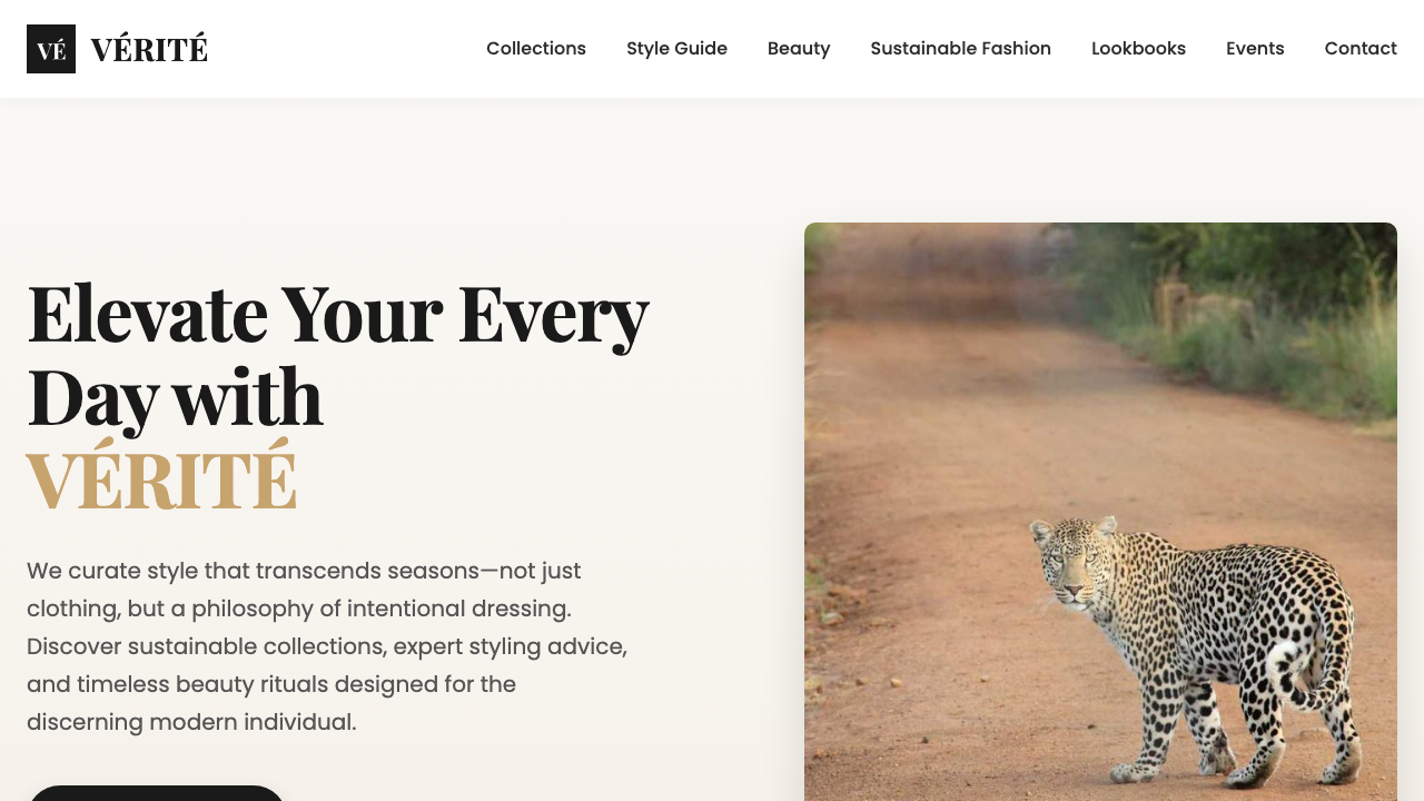 View Style and Fashion page