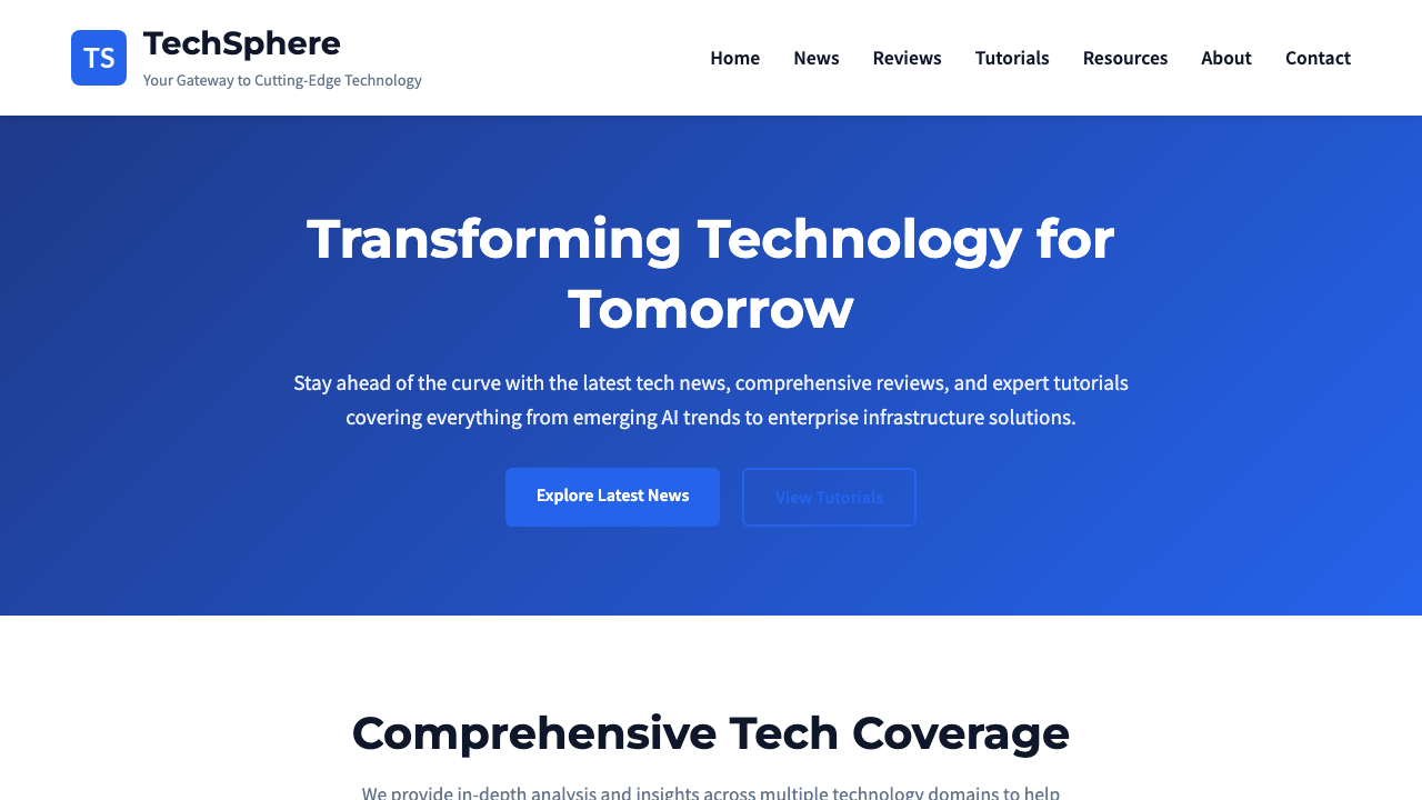 View Technology and Computing page