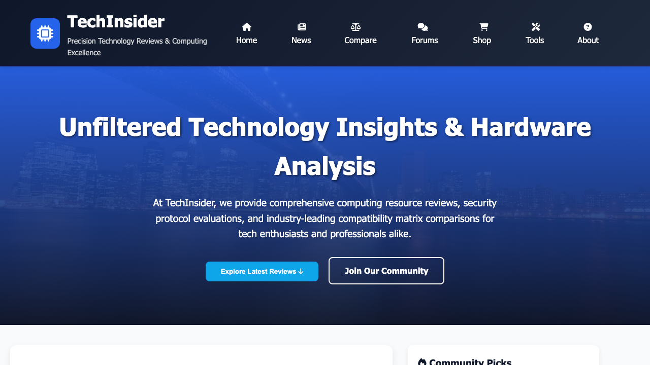 View Technology and Computing page