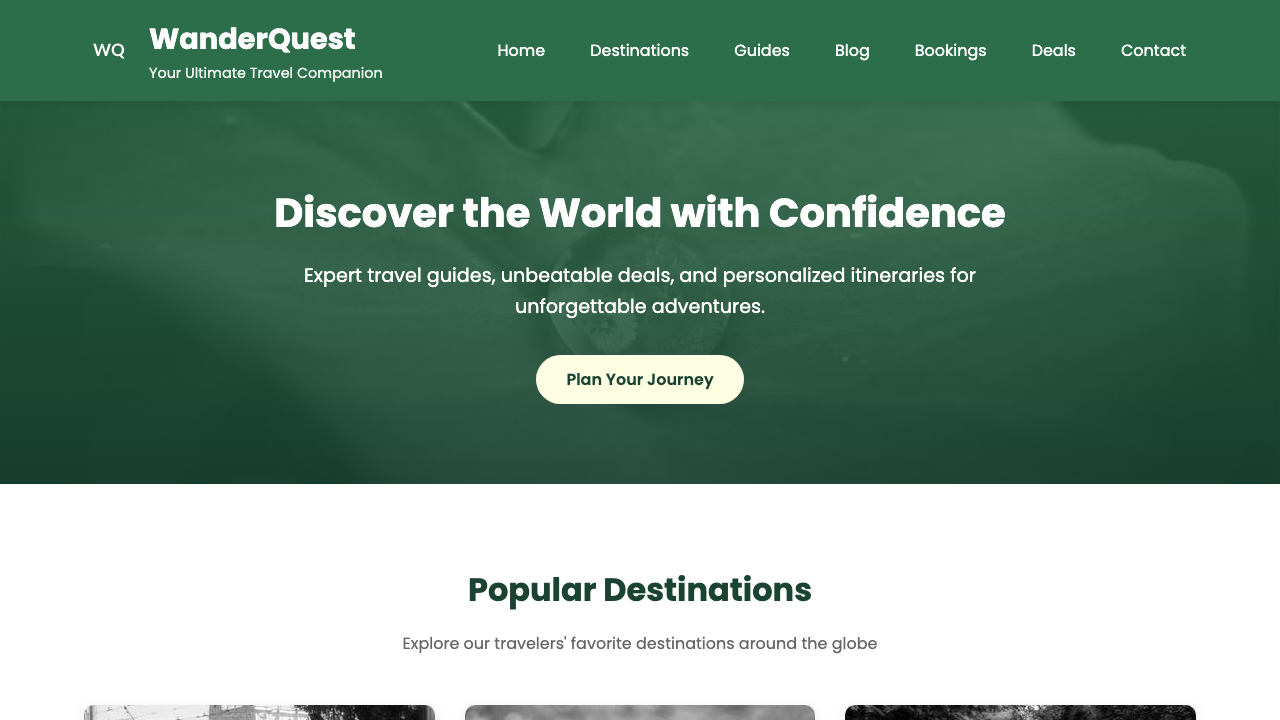 View Travel page