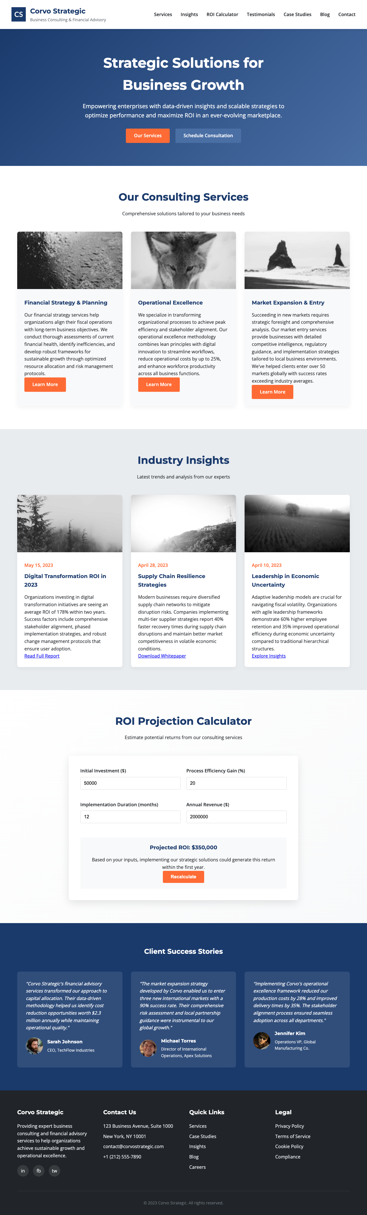 Business page with AIMAC score 4.1 (9 serious violations)