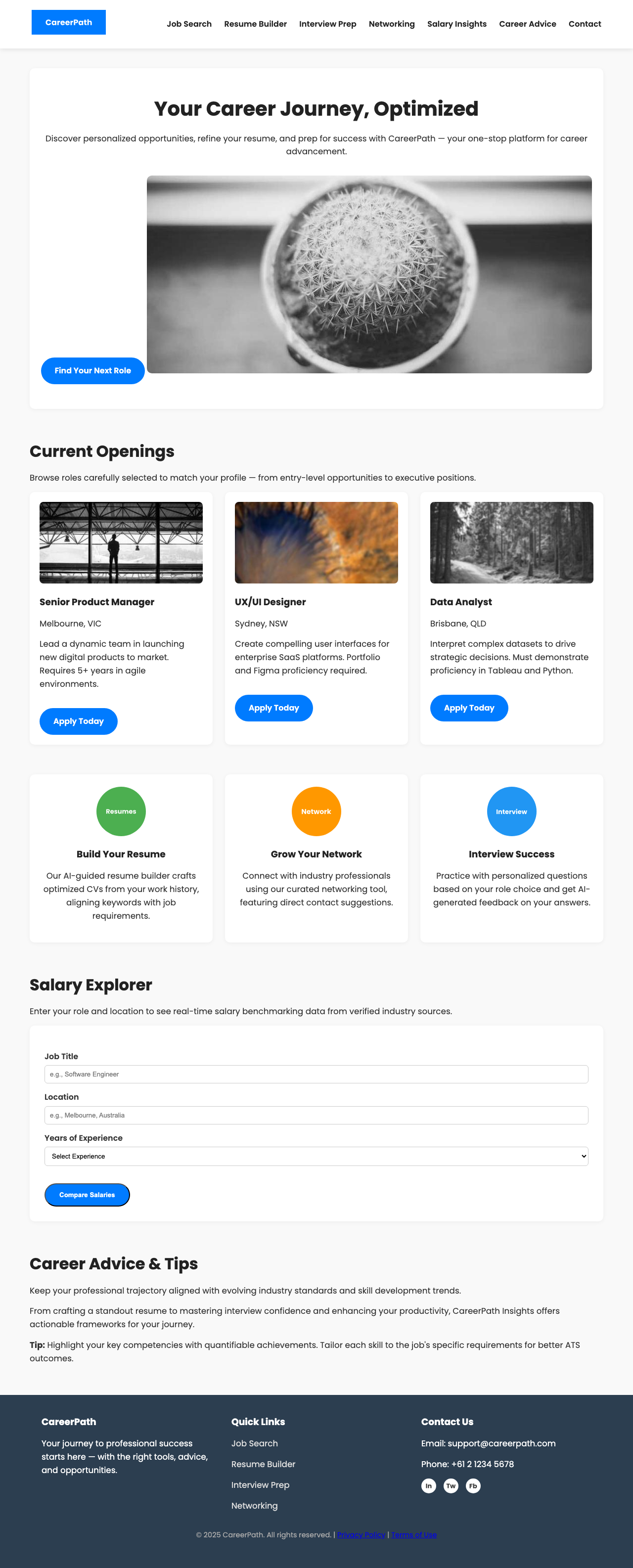 Careers page with AIMAC score 3.9 (7 serious violations)