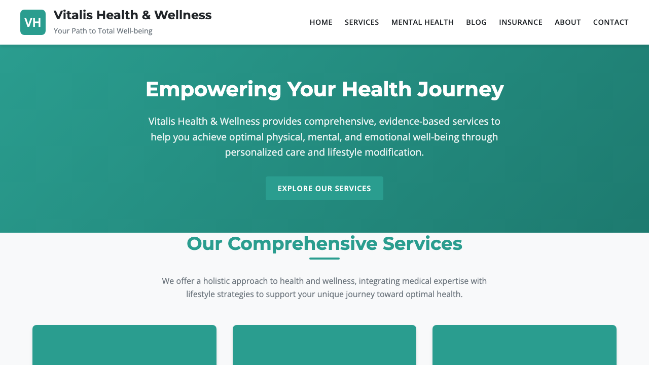 View Health and Fitness page