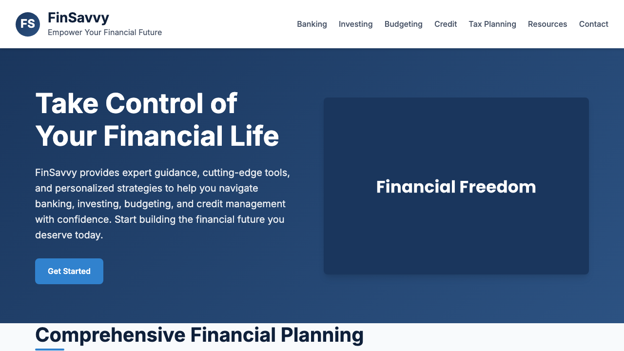View Personal Finance page