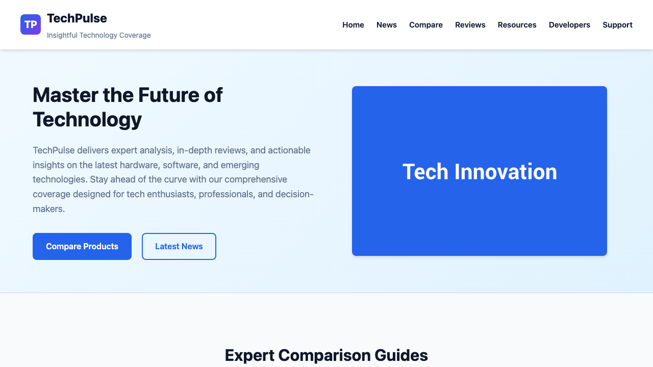 View Technology and Computing page