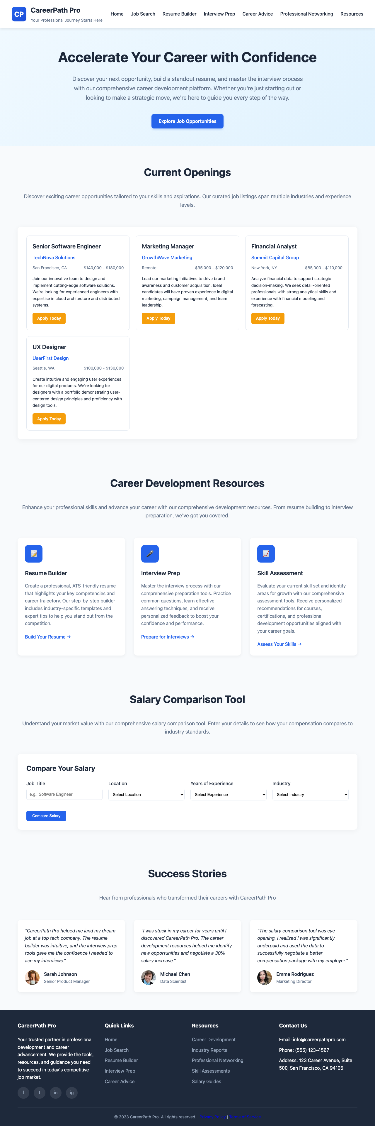 Careers page with AIMAC score 4 (8 serious violations)