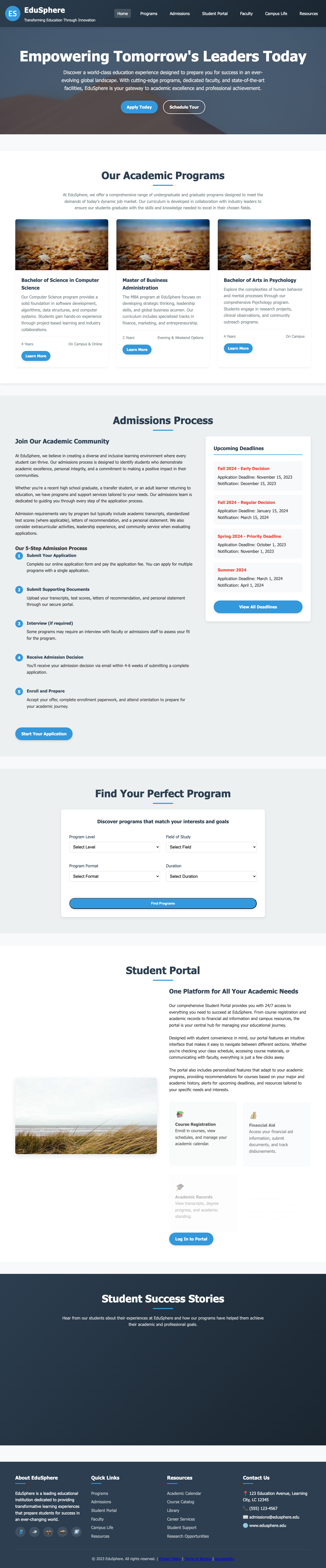 Education page with AIMAC score 5.1 (25 serious violations)